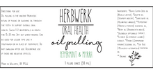 Load image into Gallery viewer, Organic Herbal Oil Pulling Blend